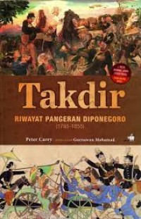 Image of TAKDIR : Riwayat Pangeran Diponegoro (1785 - 1855)